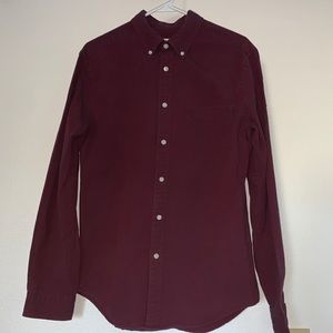 Merona Long Sleeve Button Down Shirt with Chest Pocket